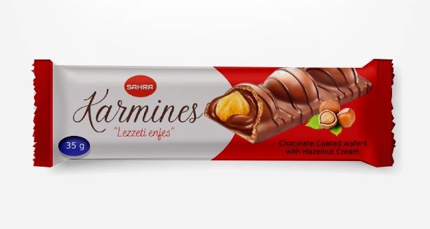 Chocolate-Coated Wafer with Hazelnut Cream
